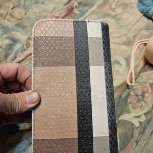 Womens Double Zipper Clucth Wallet/ Purse